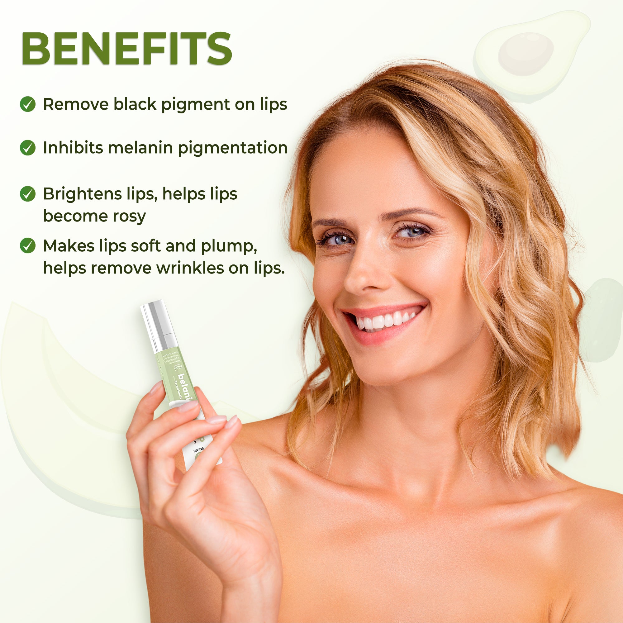 Belani Dark Lip Cream, Lips Balm For Dark Lip For Women & Men, Lip Wrinkle Repair, Lip Moisturizer For Very Dry Lips & Cracked, Remove Fordyce Lip Acne & Fordyce Spot 1.01 Fl Oz