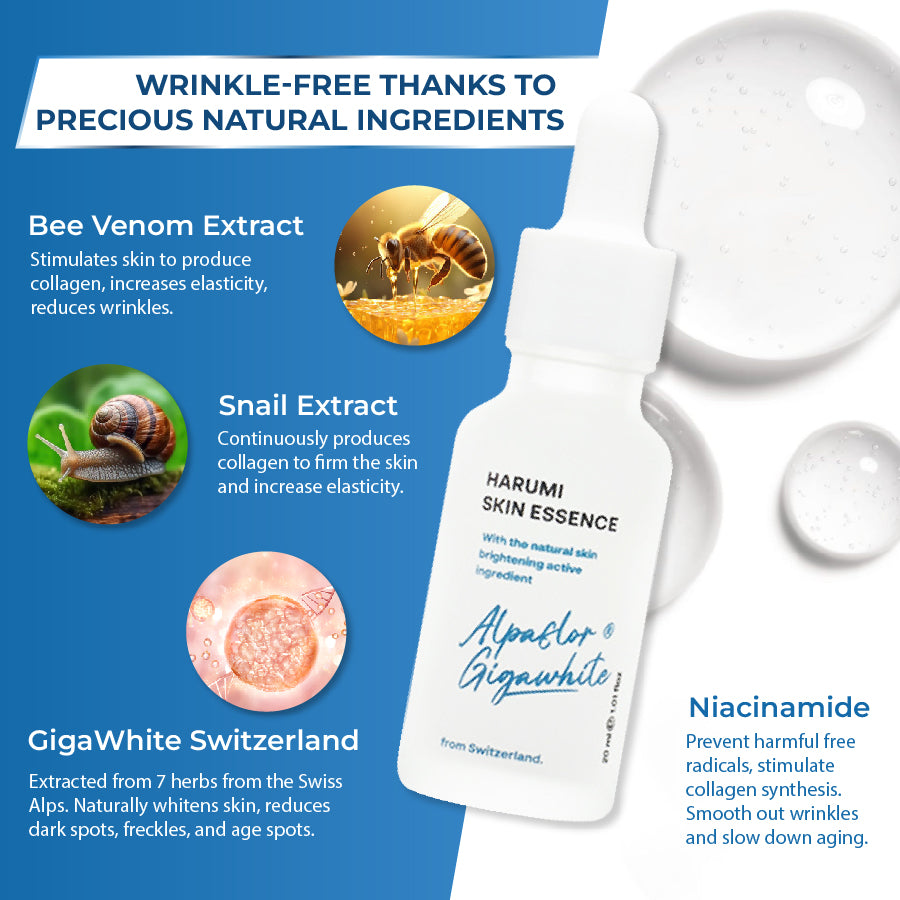 Belani Harumi Serum – Anti-Aging Serum For Face, Reduces Dark Spots & Wrinkles, Hydrating & Moisturizing Formula for a Youthful Glow with HA & Niacinamide (1.01 Fl. Oz)